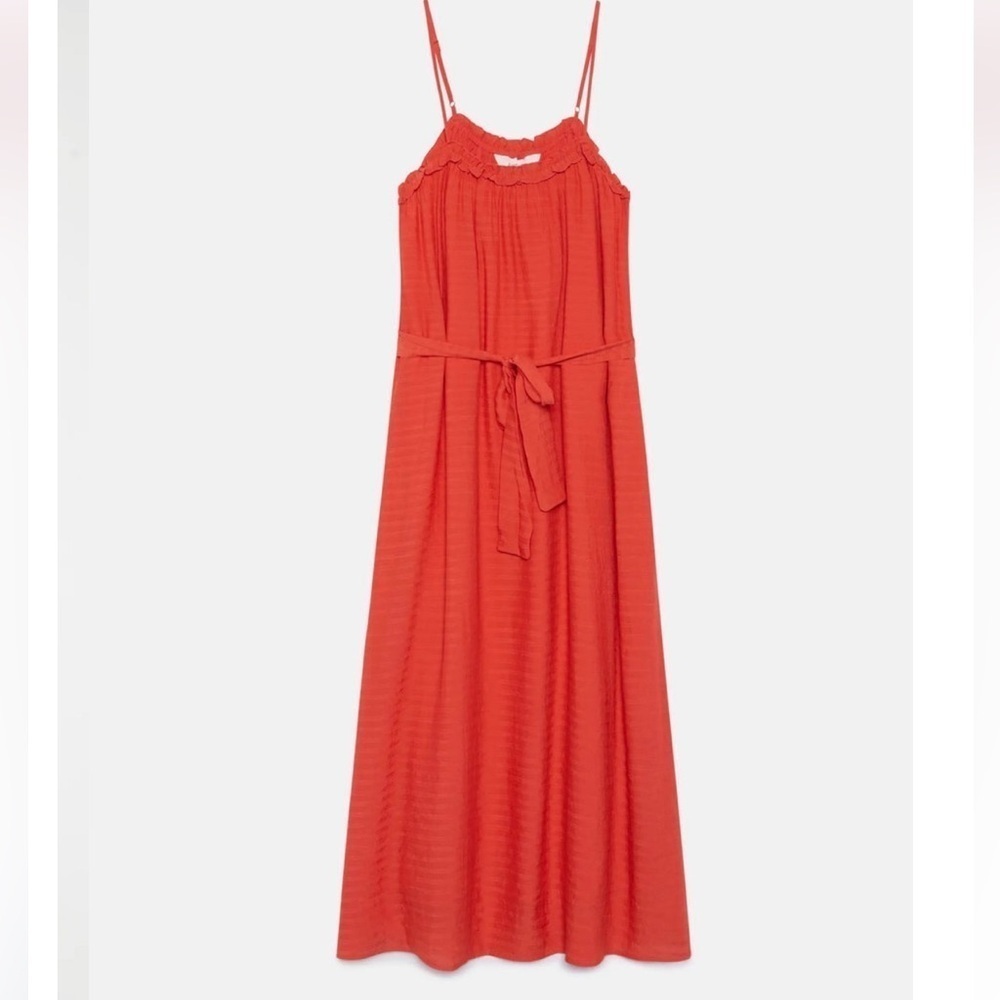 *NEW* Compania Fantastica Tie Waist Midi Dress